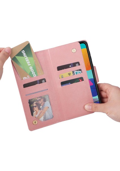 El ile Samsung Galaxy A02 Kart Tutucu Fermuar Cüzdan Kapak Için Kılıf (Yurt Dışından) fırsatları