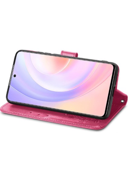 Huawei Onur 50SE Flip Kapak Kılıf Için Kılıf Zarif Iş Dört (Yurt Dışından) modelleri