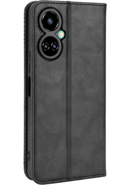 Tecno Camon 19 Cüzdan Pu Deri Manyetik Kapatma Için Kılıf (Yurt Dışından)
