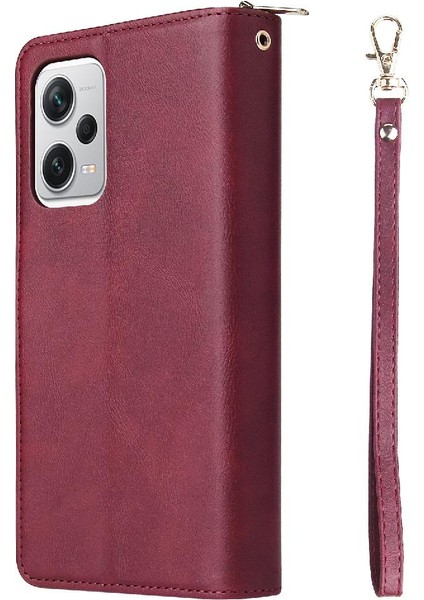 Xiaomi Redmi Not 12 Pro Artı Fermuar Cep Cüzdan Kılıf 9 (Yurt Dışından)