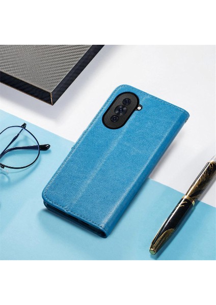 Huawei Nova 10 Için Kılıf Kısa Kayış Deri Kılıf Dört Yapraklı Yonca Flip (Yurt Dışından) indirimleri