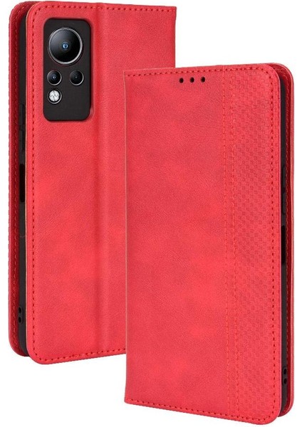 Infinix Not 11 Cüzdan Pu Deri Manyetik Kapatma Için Kılıf (Yurt Dışından)