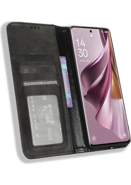 Oppo Oppo 10 Pro 5g Pu Deri Cüzdan Manyetik Kapatma Için Kılıf (Yurt Dışından)