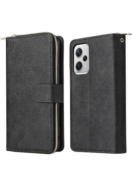 Xiaomi Redmi Not 12 Pro Artı Fermuar Cep Cüzdan Kılıf 9 (Yurt Dışından)