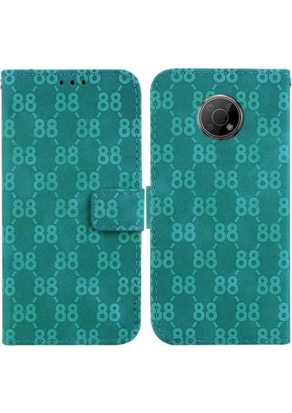 Nokia G300 Için Telefon Kılıfı Kart Tutucu Cüzdan Kapak Kickstand Çift 8 Pu (Yurt Dışından)