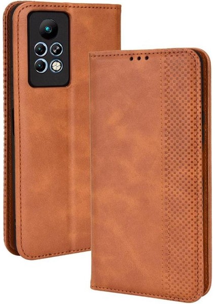 Infinix Not 11 Pro Pu Deri Manyetik Kapatma Cüzdan Için Kılıf (Yurt Dışından)