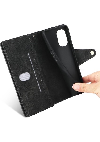Oneplus Nord N20 5g Kart Tutucu Fermuar Cüzdan Kapak Manyetik (Yurt Dışından)