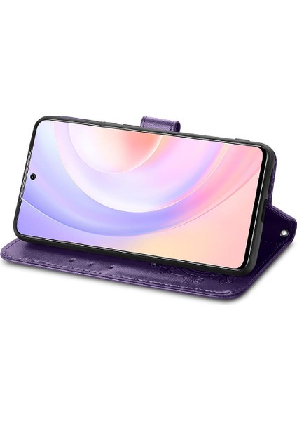 Huawei Onur 50SE Flip Kapak Kılıf Için Kılıf Zarif Iş Dört (Yurt Dışından) fiyatları