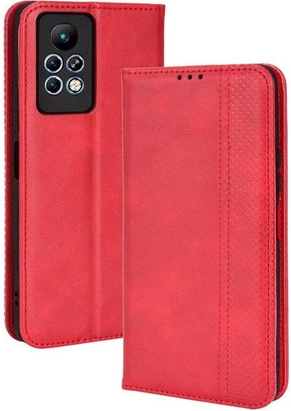 Infinix Not 11 Pro Pu Deri Manyetik Kapatma Cüzdan Için Kılıf (Yurt Dışından)