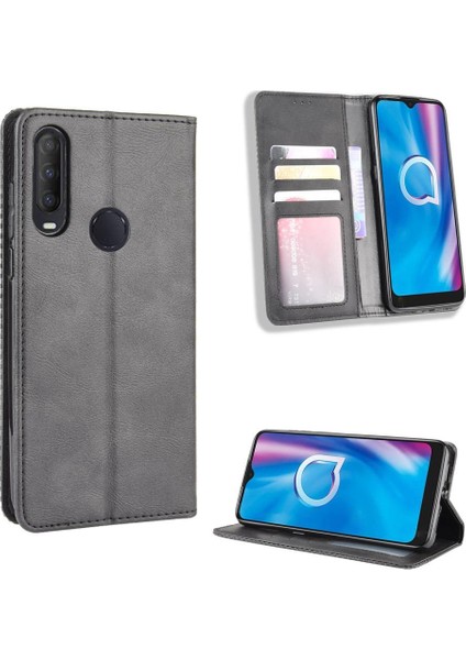 Alcatel 1s 2020/1V 2020 Pu Deri Manyetik Kapatma Cüzdan (Yurt Dışından) fırsatları