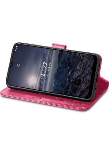 Nokia G21 Kısa Kayış Dört Yapraklı Yonca Flip Kapak Kılıf (Yurt Dışından) indirimleri