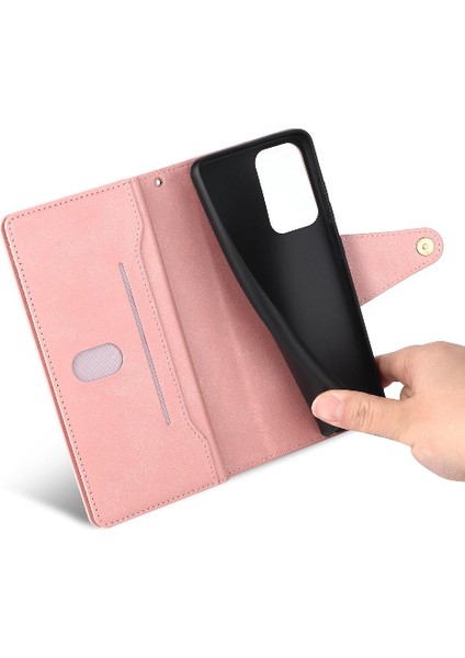 Xiaomi Redmi Için Not 12 Pro Manyetik Deri Kart Tutucu Fermuar (Yurt Dışından)