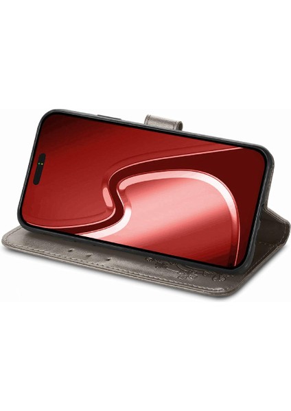 Iphone 15 Için Kılıf Pro Kısa Kayış Kapak Çevirin Zarif Iş Deri (Yurt Dışından)