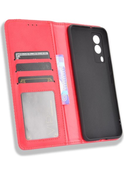 Vivo V21E 5g Manyetik Kapatma Pu Deri Cüzdan Için Kılıf (Yurt Dışından) modelleri