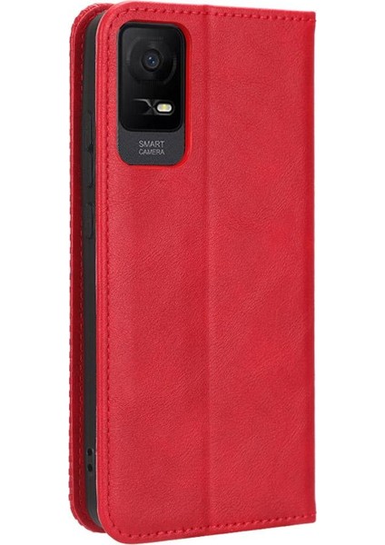 Tcl Iyon x Cüzdan Pu Deri Manyetik Kapatma Için Kılıf (Yurt Dışından)