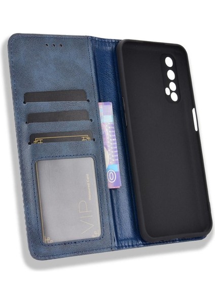 Realme 7 Cüzdan Pu Deri Manyetik Kapatma Için Kılıf (Yurt Dışından) modelleri