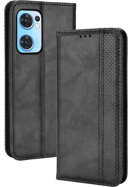 Oppo Oppo 7 5g Manyetik Kapatma Pu Deri Cüzdan Için Kılıf (Yurt Dışından)