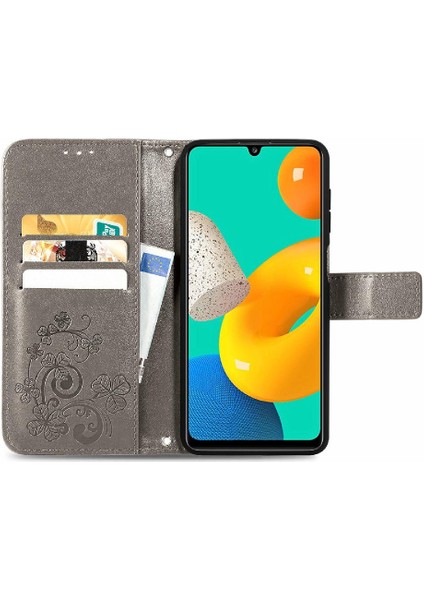 Samsung Galaxy M32 Flip Kapak Kılıf Için Kılıf Kısa Kayış Zarif (Yurt Dışından) fırsatları