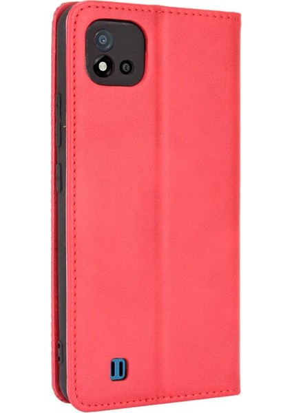Realme C11/C20/C20A Pu Deri Cüzdan Manyetik Kapatma Için Kılıf (Yurt Dışından) fırsatları