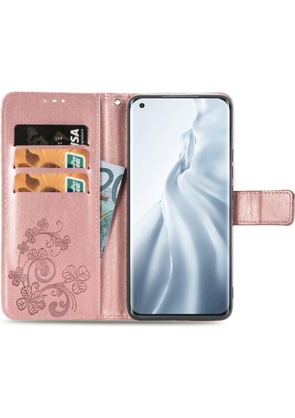 Xiaomi 11 Için Kılıf Kısa Kayış Dört Yapraklı Yonca Zarif Iş Çevirme (Yurt Dışından) fırsatları
