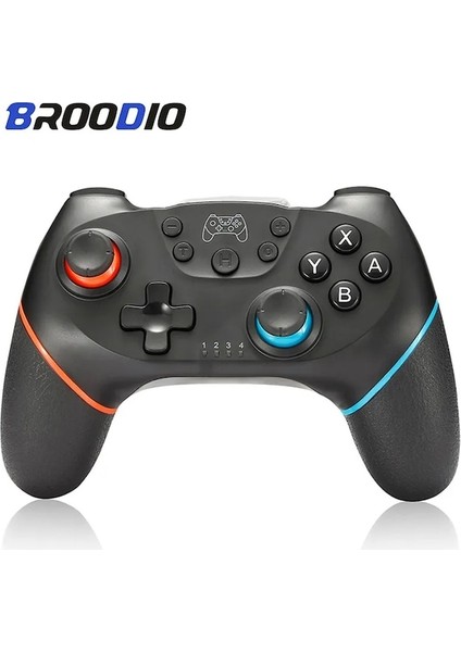 Sarı Kutusu Ile Uyumlu Nintendo Anahtarı Denetleyicisi Nintendo Switch Pro OLED Konsol Kontrol Joystick Için Kablosuz Bluetooth Oyun Klavyeleri (Yurt Dışından)