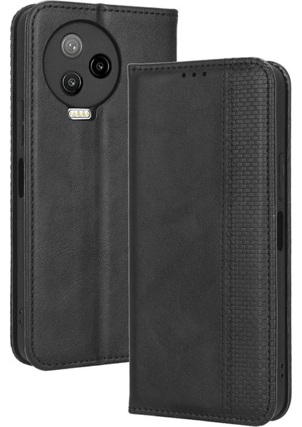 Infinix Not 12 Pro 4g Pu Deri Manyetik Kapatma Cüzdan Için Kılıf (Yurt Dışından)