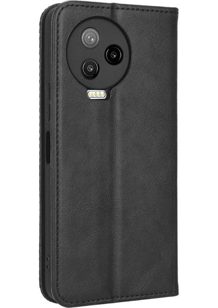 Infinix Not 12 Pro 4g Pu Deri Manyetik Kapatma Cüzdan Için Kılıf (Yurt Dışından)