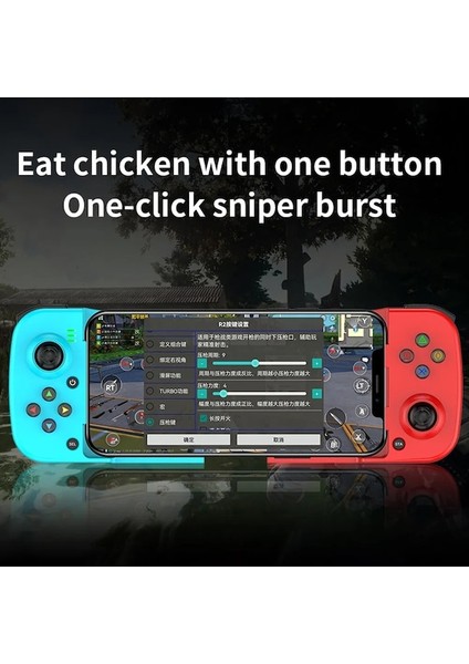Mavi Oyun Denetleyicisi Için Ps4 Anahtarı Pc Gamepad Joystick Pubg Cep Telefonu Android Ios Kablosuz Bt 5.0 Geri Çekilebilir Gamepad (Yurt Dışından)