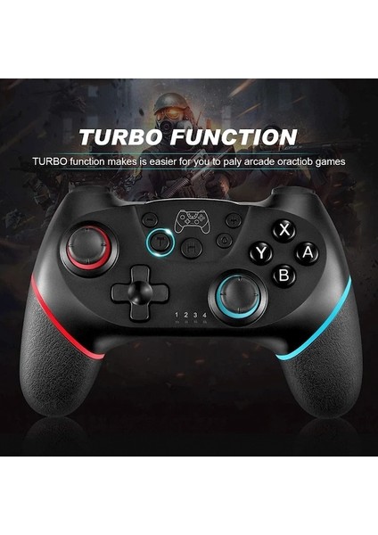 Beyaz-Kablosuz Bluetooth Denetleyicisi Nintendo Anahtarı Pro Denetleyicisi Için Gamepad Pro Denetleyicisi 6 Eksenli Saplı Anahtar Konsolu Için (Yurt Dışından) modelleri