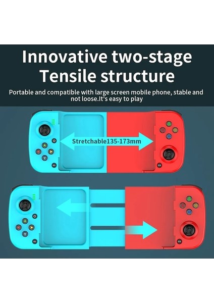 Grafit Gri-Typec Teleskopik Cep Telefonu Gamepad Bluetooth Uyumlu 5.0 Kablosuz Oyun Denetleyicisi Pubg Android Ios Için Nsswitch Forps4 (Yurt Dışından)