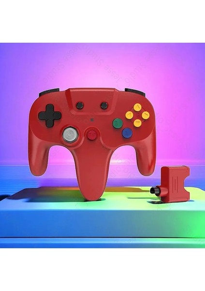 GREY-N64 Kablosuz Denetleyici Uzaktan Gamepad Pc Kontrolü Android Joystick Cep Telefonu Oyun Pedi Aksesuarları Video Oyun Konsolu Joypad (Yurt Dışından) fırsatları