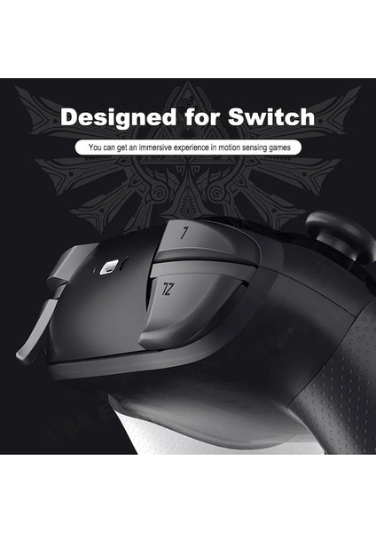 Nintendo Switch Pro Denetleyicisi Için Gümüş-Kablosuz Bluetooth Gamepad Pc ve Anahtar OLED Lite Oyun Konsolu Için Sınırlı Tema Joystick (Yurt Dışından)