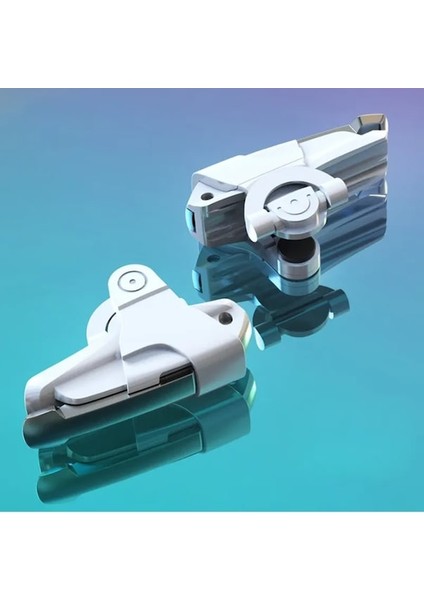 K03-CEP Telefonu Pubg Joystick Için Abs Alaşım Oyun Denetleyicisi Kolu Amaç Çekim L1R1 Iphone Uyumlu Android Oyun Tetikleyicileri Için Anahtar Düğmesi (Yurt Dışından)