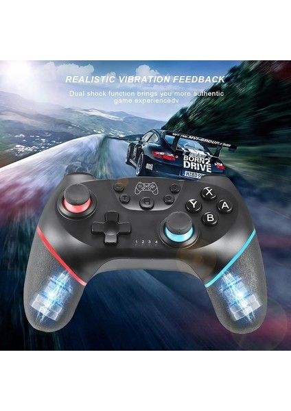 Gösterildiği Gibi-Uyumlu Nintendo Switch Controller Kablosuz Bluetooth Gamepad'ler Nintendo Switch Pro OLED Konsol Kontrol Joystick Uyandırma (Yurt Dışından)