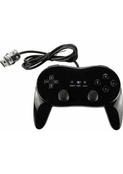 Siyah-Klasik Oyun Denetleyicisi Pad Konsol Joypad Nintendo Wii Ikinci Nesil Klasik Kablolu Oyun Denetleyicisi Oyun Uzaktan Pad (Yurt Dışından)