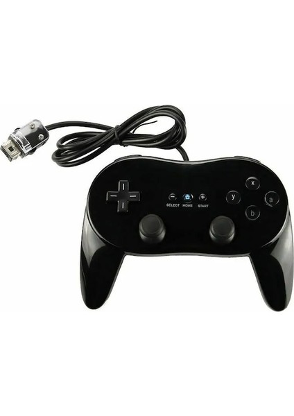 Siyah-Klasik Oyun Denetleyicisi Pad Konsol Joypad Nintendo Wii Ikinci Nesil Klasik Kablolu Oyun Denetleyicisi Oyun Uzaktan Pad (Yurt Dışından) indirimleri