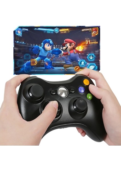 2pc-Whıte-Gamepad Xbox 360 Kablosuz Denetleyicisi Xbox 360 Konsolu Için 2.4g Kablosuz Joystick XBOX360 Pc Oyun Denetleyicisi (Yurt Dışından)
