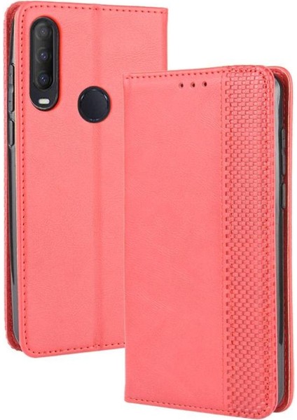Alcatel 1s 2020/1V 2020 Pu Deri Manyetik Kapatma Cüzdan (Yurt Dışından)