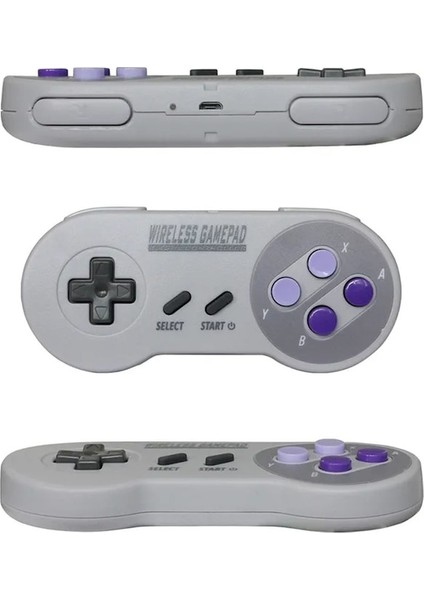 Renkli Dropshipping Süper Nintendo Nes ve Snes Klasik Mini Kablosuz Konsol Denetleyici Joystick Için 2.4 Ghz Kablosuz Gamepad Denetleyicisi (Yurt Dışından) fırsatları