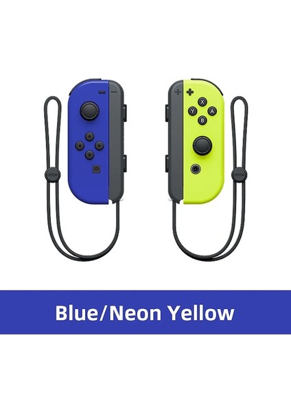 Mavi Sarı Anahtarı Joy Pad Kablosuz Denetleyici Joystick Bluetooth Gamepad Nintendo Anahtarı Için Sapanlar Ile OLED (Yurt Dışından)