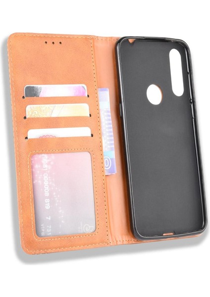 Alcatel 1s 2020/1V 2020 Pu Deri Manyetik Kapatma Cüzdan (Yurt Dışından) fırsatları