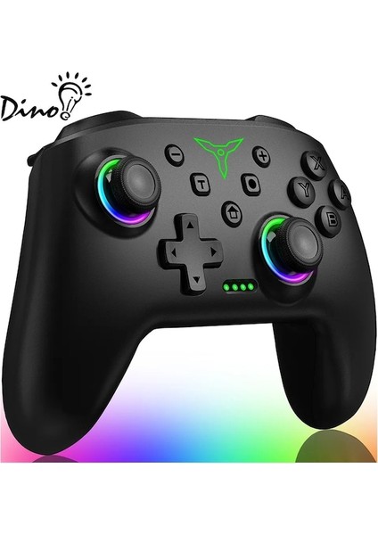 X110 Kontrolör-Rgb Kablosuz Denetleyici Bluetooth Nintendo Anahtarı Pro Pc Joystick Gamepad Profesyonel Gecikmesiz Gamepad (Yurt Dışından)