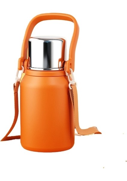 Hyt-Outdoor Termos Su Isıtıcısı 316 Paslanmaz Çelik Bardak Açık Hava Sporları Geniş Kapasiteli 800 ml - Turuncu (Yurt Dışından)