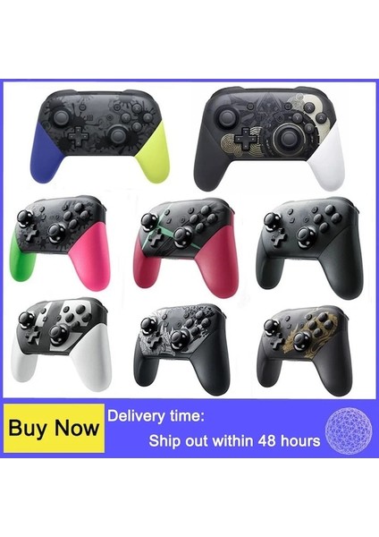 Siyah ve Altın-Nintend Anahtarı Aksesuarları Için Kablosuz Bluetooth Gamepad 6 Eksenli Saplı Anahtar Oyun Konsolu Için Pro Denetleyici Joystick (Yurt Dışından) fiyatları