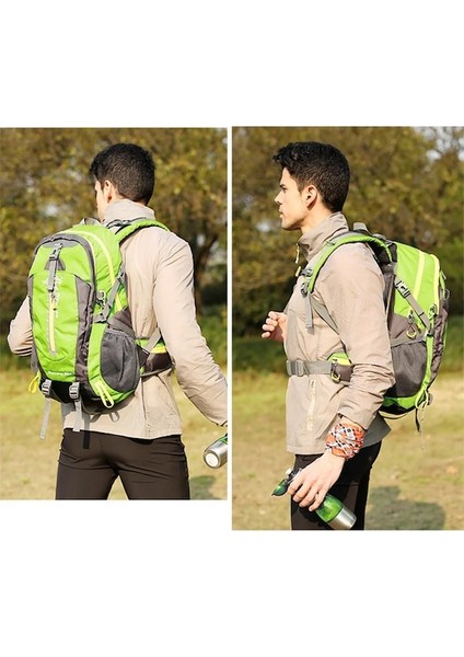 Siyah-Kadın Erkek Taktik Sırt Çantası 40L Su Geçirmez Yürüyüş Çantası Bisiklet Tırmanma Sırt Çantası Dizüstü Sırt Çantası Seyahat Çantası Doğa Sporları Çantası (Yurt Dışından) indirimleri