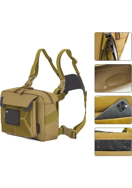 Haki-Su Geçirmez 600D Taktik Göğüs Çantası Erkek Molle Naylon Tırmanma Kamp Çantaları Açık Askeri Spor Seyahat Yelek Sırt Çantası XA919D (Yurt Dışından) indirimleri