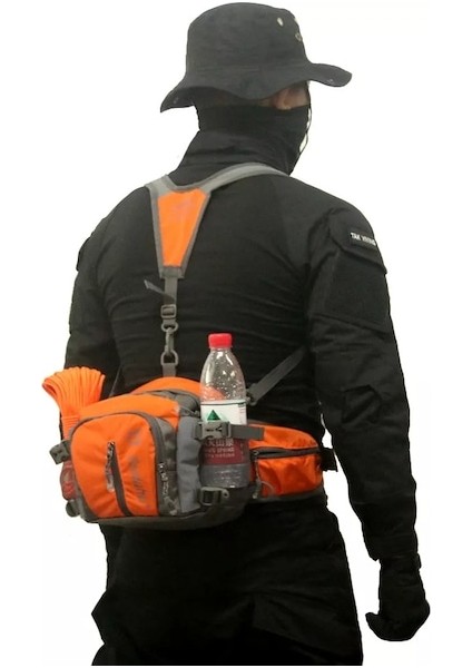 Siyah-Açık Hava Sporları Bel Çantası Su Geçirmez Çok Fonksiyonlu Yürüyüş Bisiklet Sırt Çantası (Yurt Dışından) fiyatları