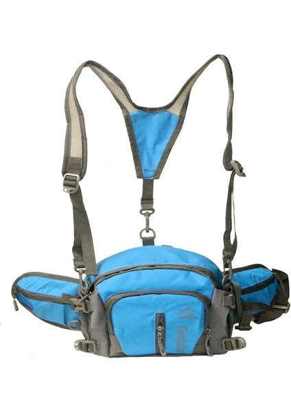 Siyah-Açık Hava Sporları Bel Çantası Su Geçirmez Çok Fonksiyonlu Yürüyüş Bisiklet Sırt Çantası (Yurt Dışından) indirimleri