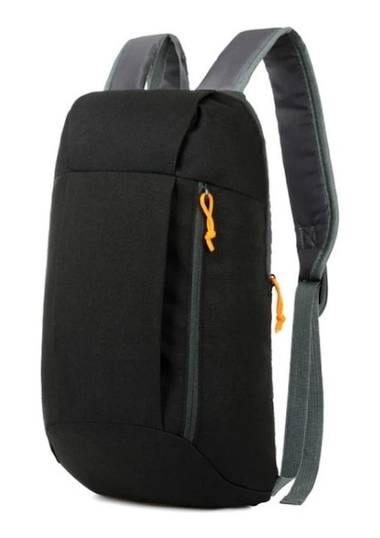 Diğer-Siyah 10L Doğa Sporları Hafif Su Geçirmez Sırt Çantası Seyahat Yürüyüş Çantası Fermuar Ayarlanabilir Kemer Kamp Sırt Çantası Erkek Kadın Çocuk (Yurt Dışından)