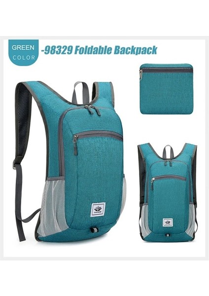 Yeşil Ultralight Katlanabilir Sırt Çantası Taşınabilir Kamp Yürüyüş Seyahat Sırt Çantası Su Geçirmez Eğlence Unisex Spor Seyahat Çantası Sırt Çantası (Yurt Dışından) indirimleri